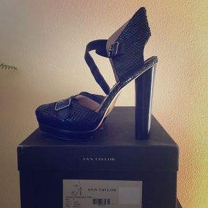 Ann Taylor platform sandals